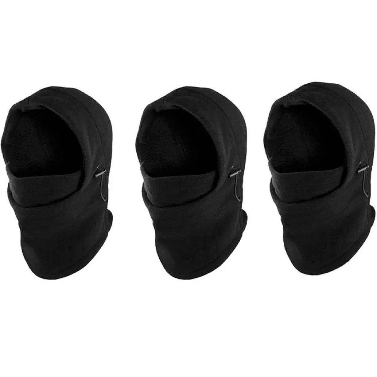 3-Pack: Unisex Fleece Balaclava Winter Hat Mask