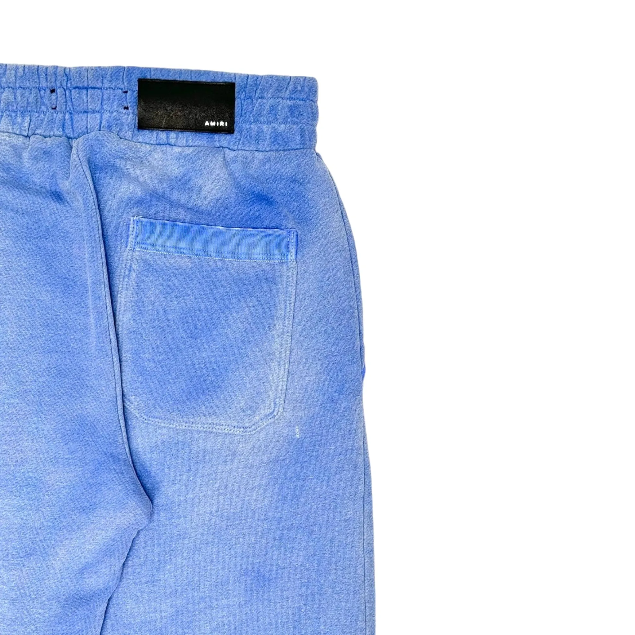 Amiri Tonal M.A. Logo Sweatpants Blue