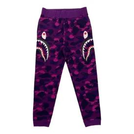 BAPE Color Camo Shark Slim Sweatpants Purple Pre-Owned