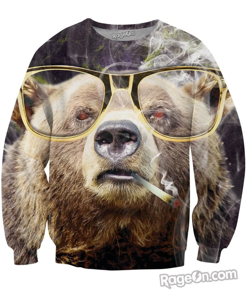 Bearly High Crewneck Sweatshirt