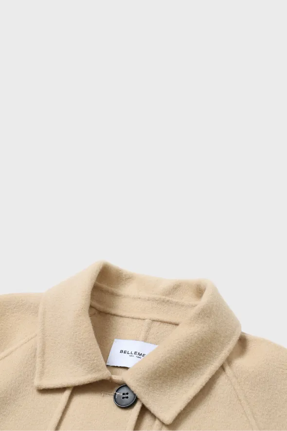 Beige Wool Coat