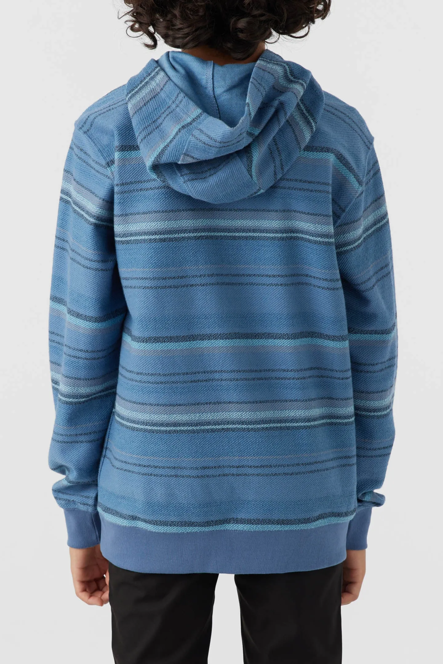 BOY'S BAVARO STRIPE PULLOVER FLEECE