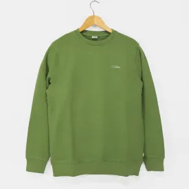 Civilist - Mini Logo Crewneck Sweatshirt - Faded Olive