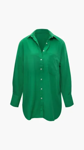 Cotton Green Shirt