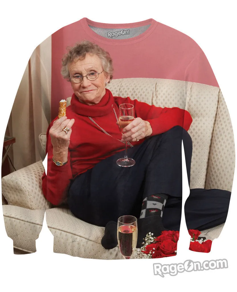 Date Night with Sue Johanson Crewneck Sweatshirt