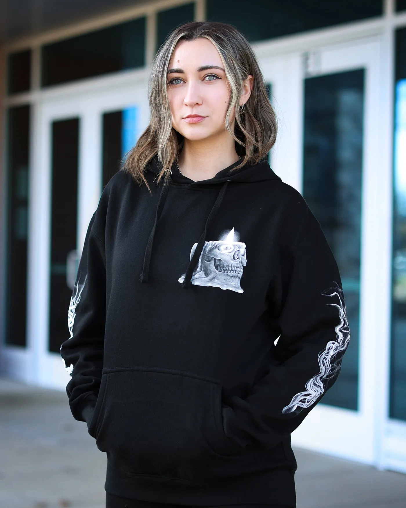 DEFECT Limited Edition Burn Out Candle Hoodie