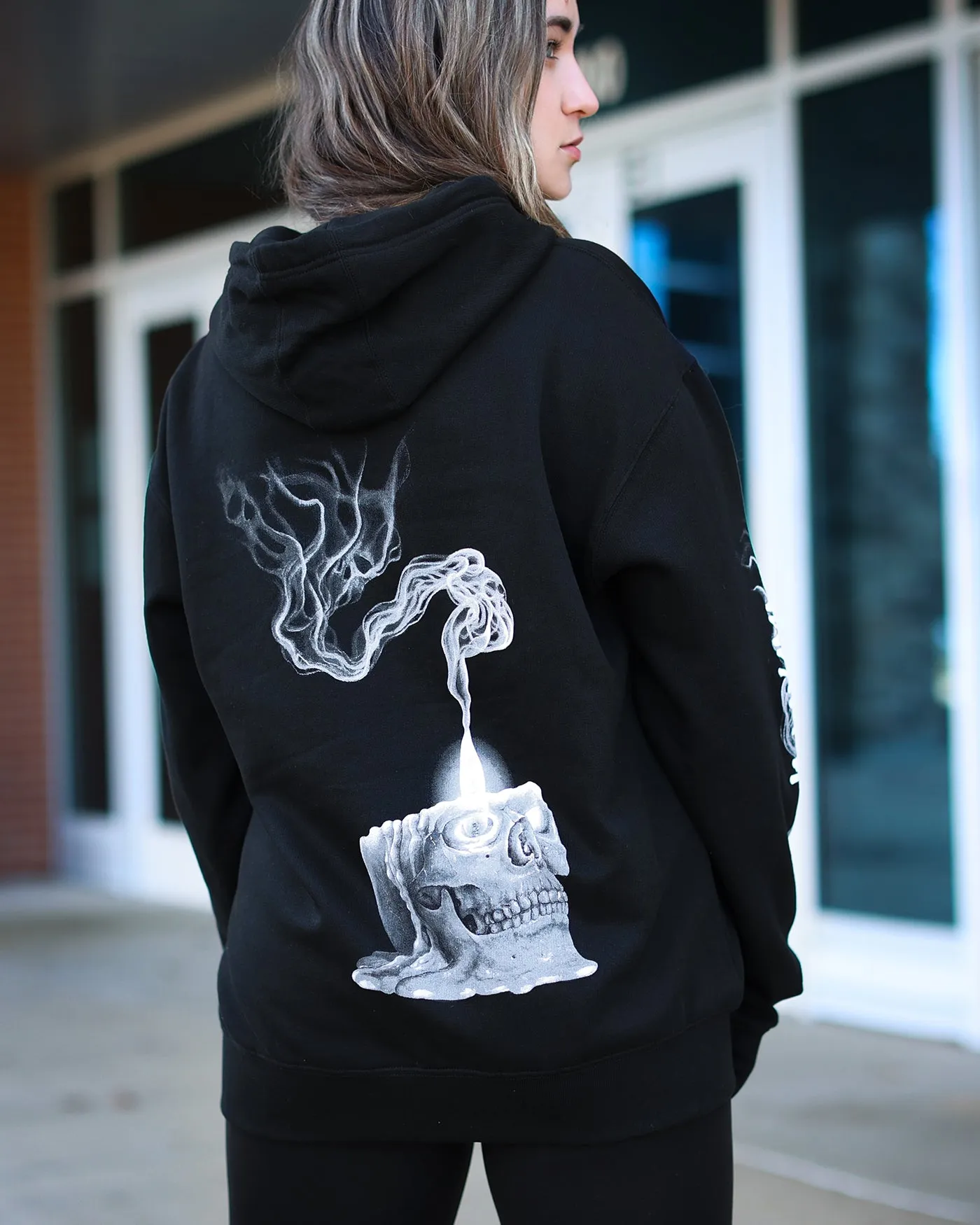 DEFECT Limited Edition Burn Out Candle Hoodie