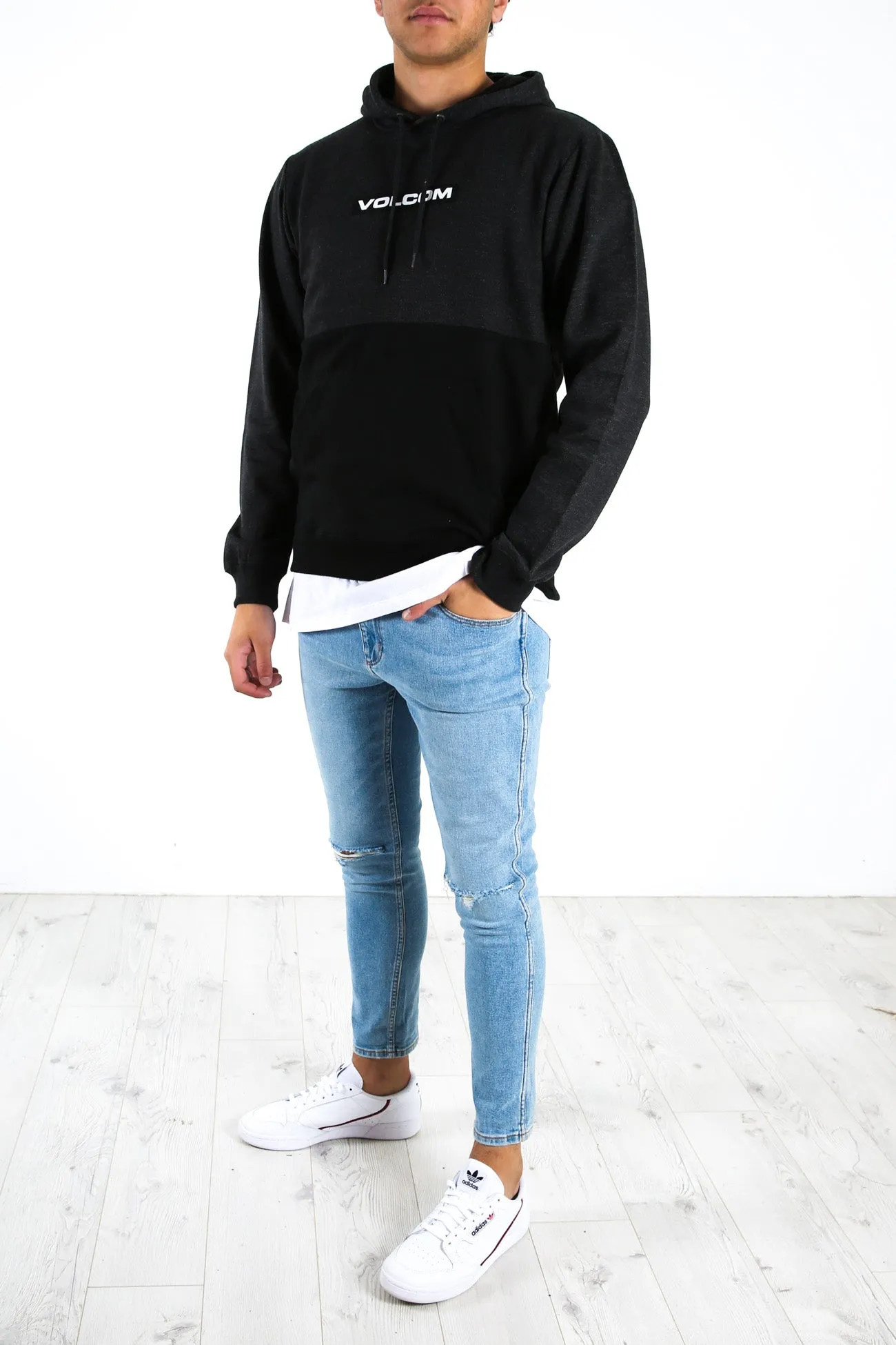 Euro CB Pullover Fleece Sulfer Black