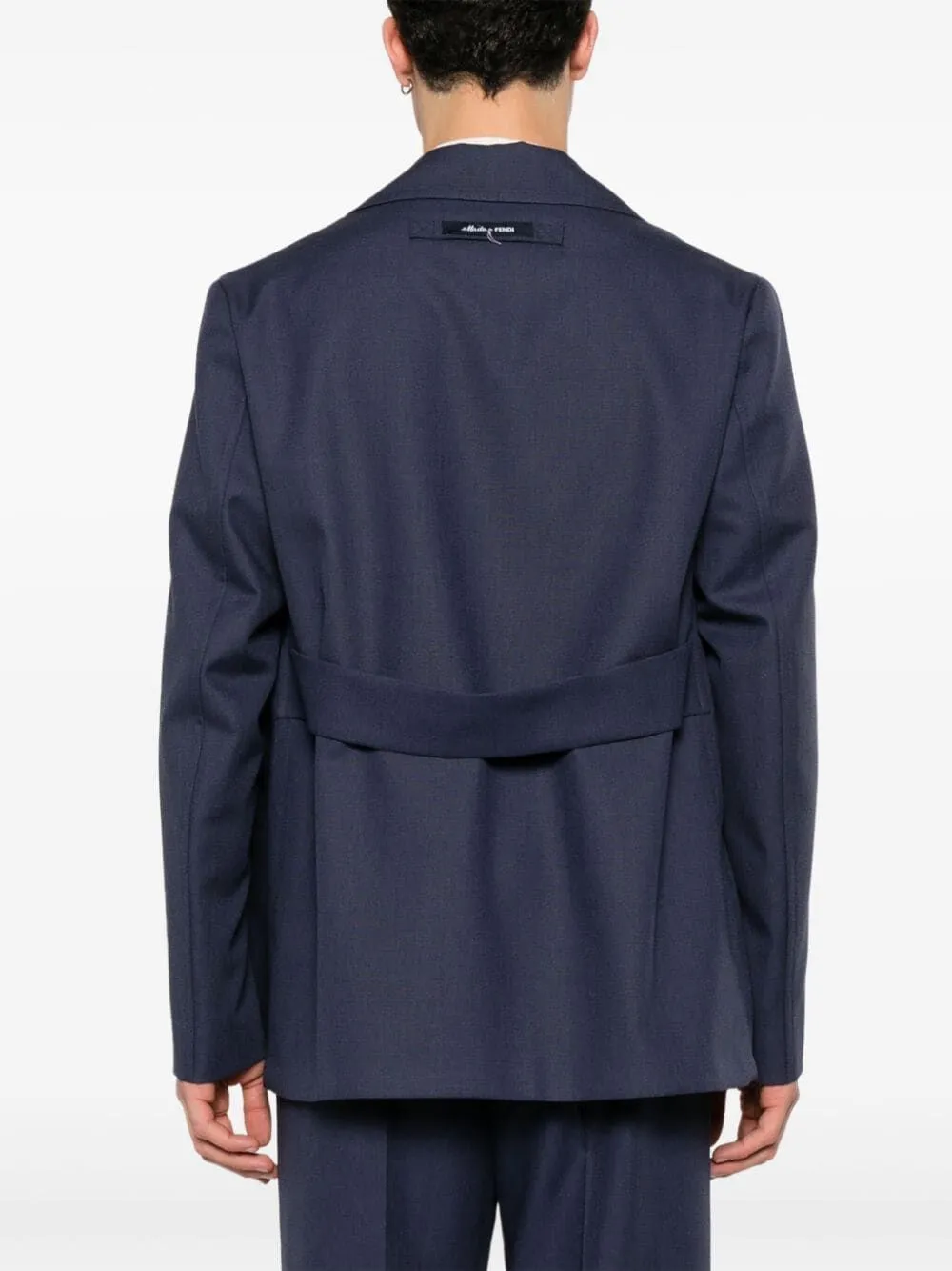 FENDI Single Breasted Wool Blazer