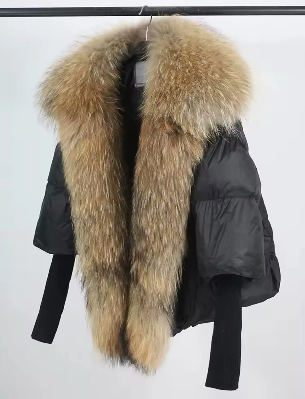 Fox Collar Down Jacket