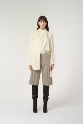 Heavy Wool Crop Trousers