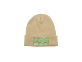 I'm Looking For a Man In Finance - Embroidered Winter Beanie