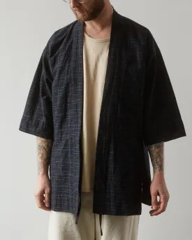 Jan-Jan Van Essche Unisex Kimono #10, Black Kasuri