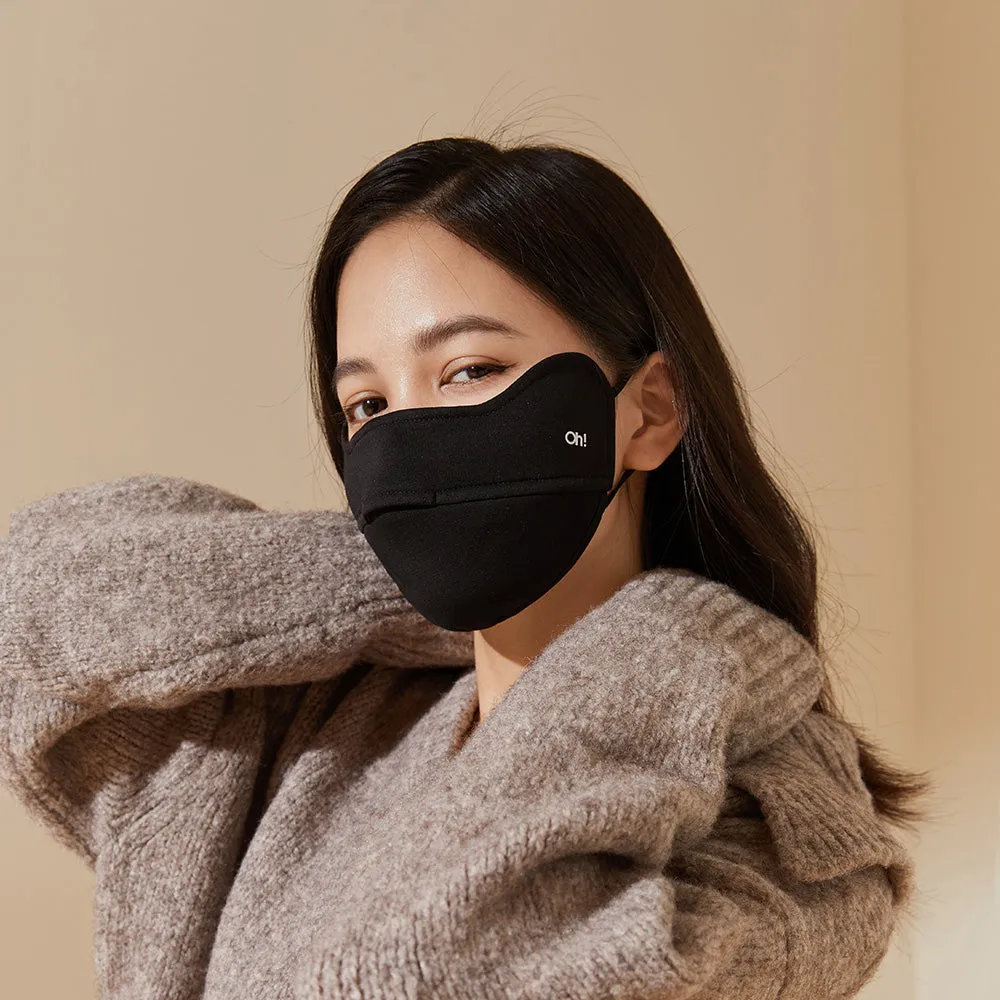 Japan Stock Winter Warm Mask with Nose Opened Breathable Face Cover