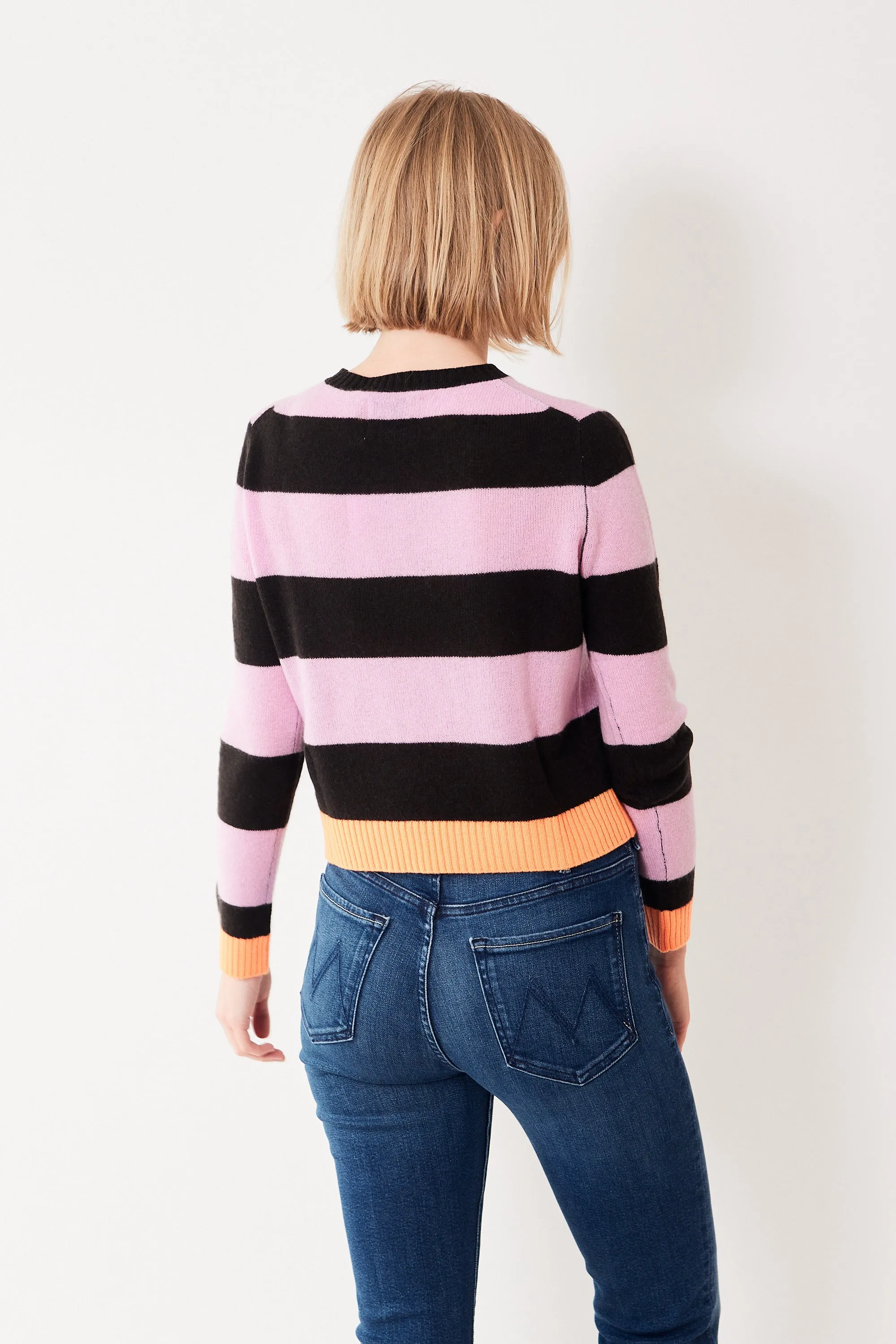 Jumper 1234 Contrast Stripe Crew