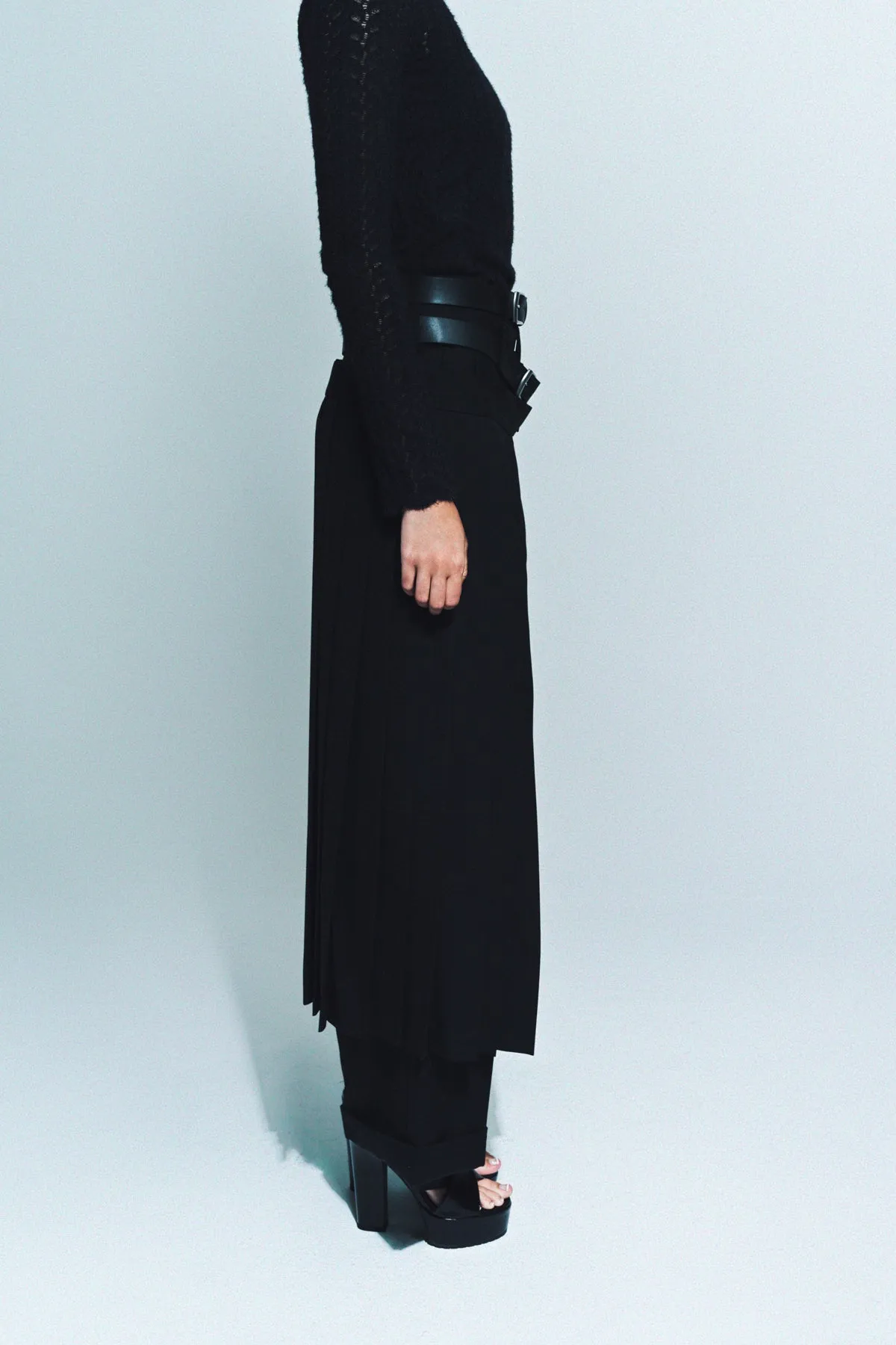 JUNYA WATANABE | BELTED SKIRT TROUSERS