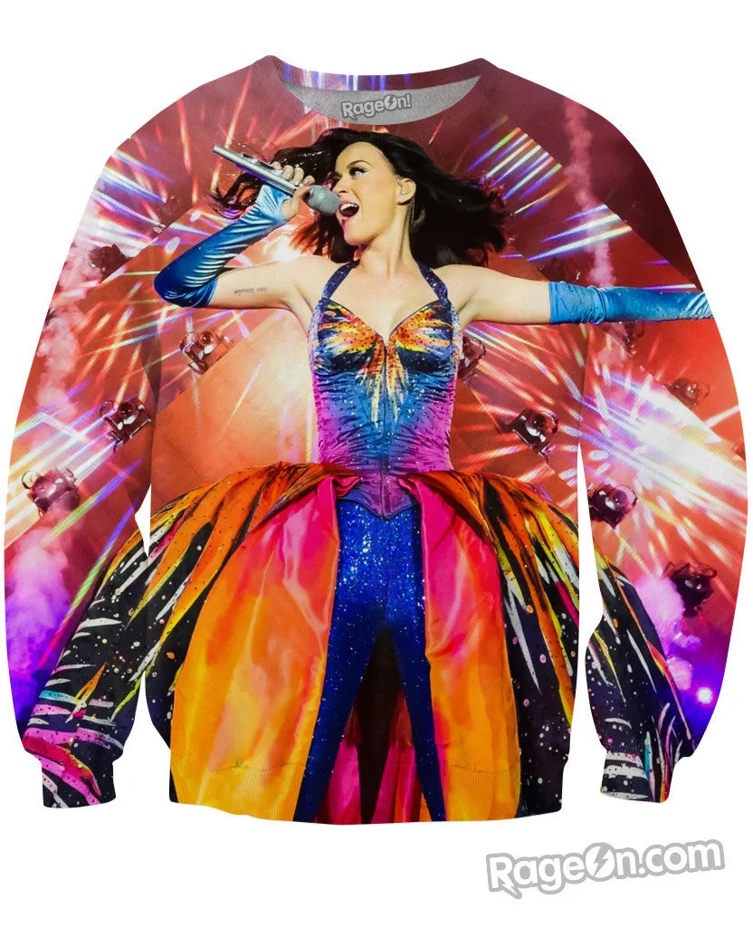 Katy Perry Super Bowl Crewneck Sweatshirt 