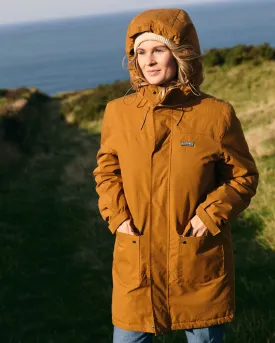 Linden - Womens Water Resistant Coat - Brown