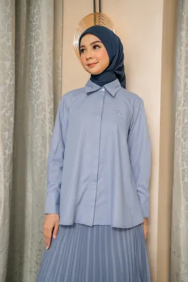 Lucy Shirt Slate Blue