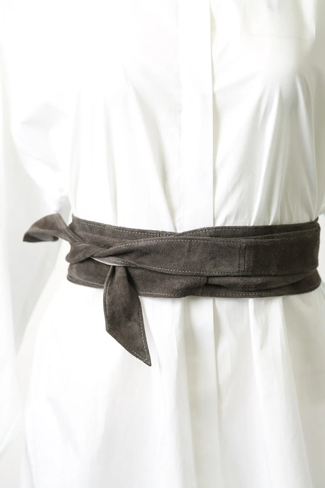 MATINO KIMONO BELT IN LEATHER OR SUEDE