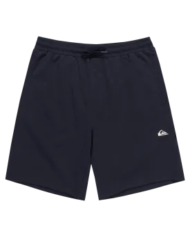 Mens Basic Fleece Shorts in Navy Blazer