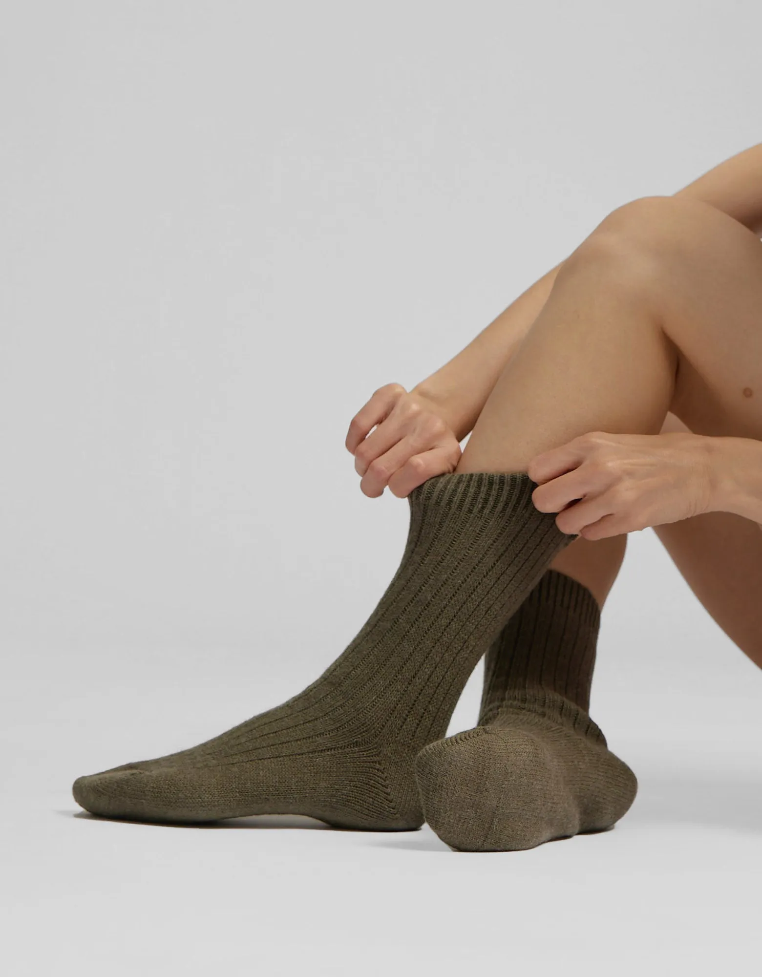 Merino Wool Blend Sock - Pacific Blue