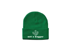 Not A Hugger - Embroidered Winter Beanie