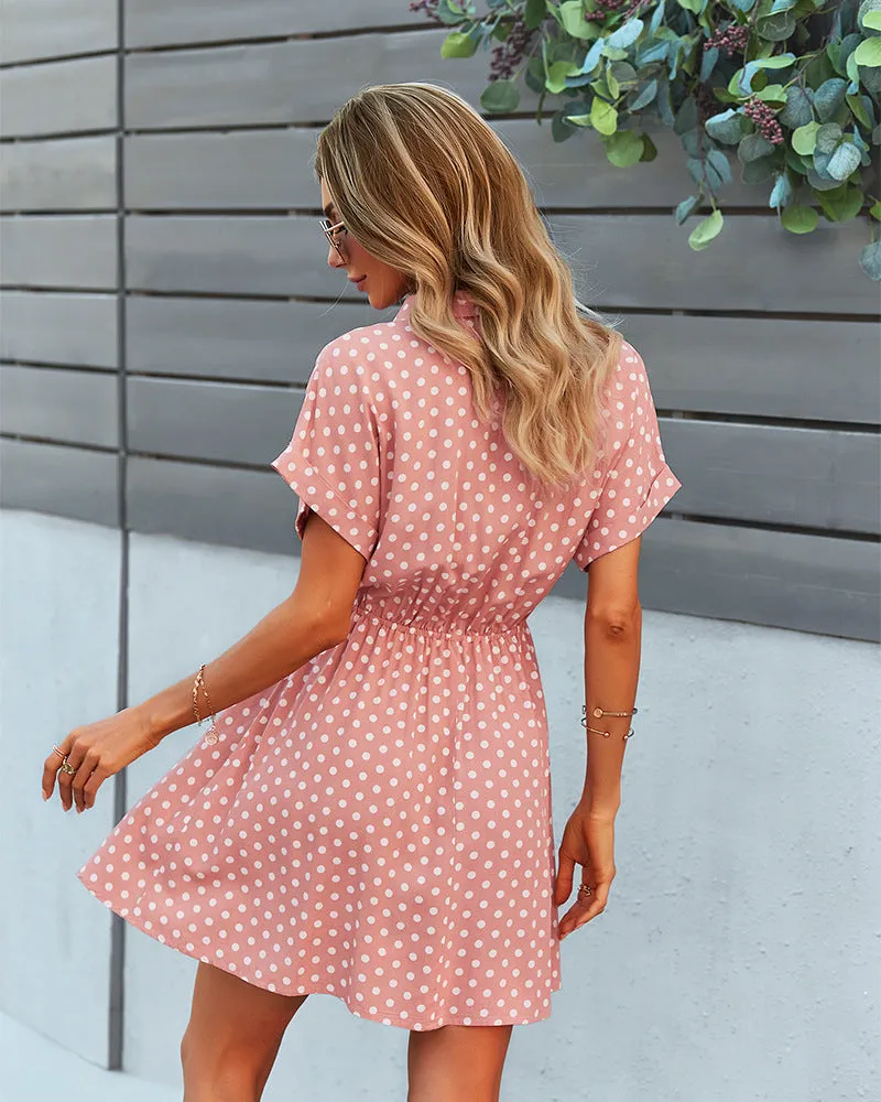 Playful Polka Dot Versatile Kimono Dress