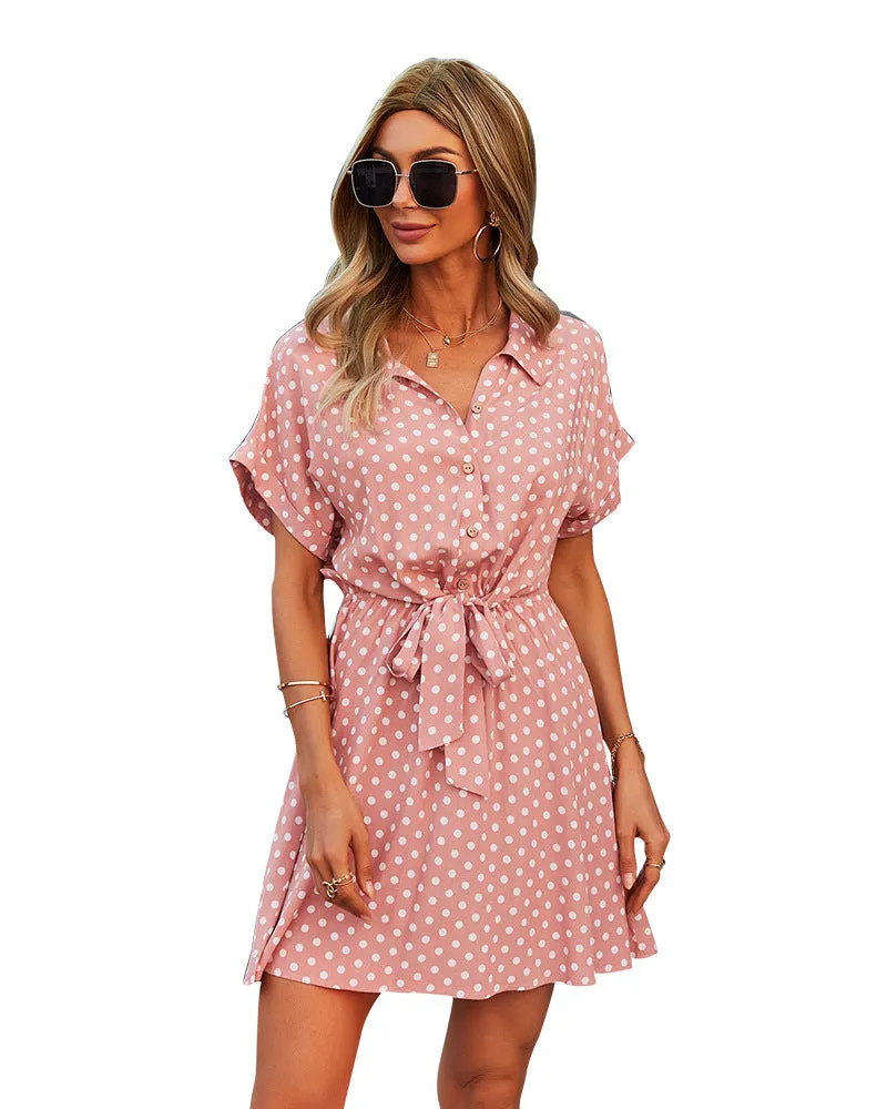 Playful Polka Dot Versatile Kimono Dress