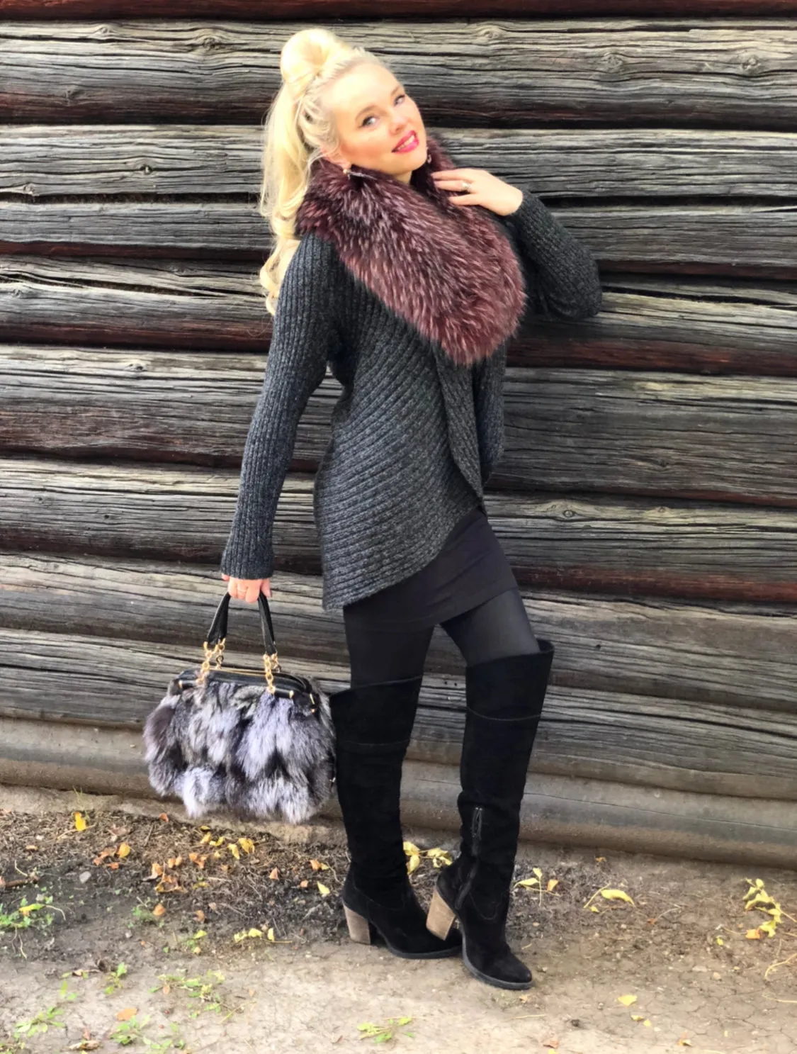 Premium Fox Fur Collar