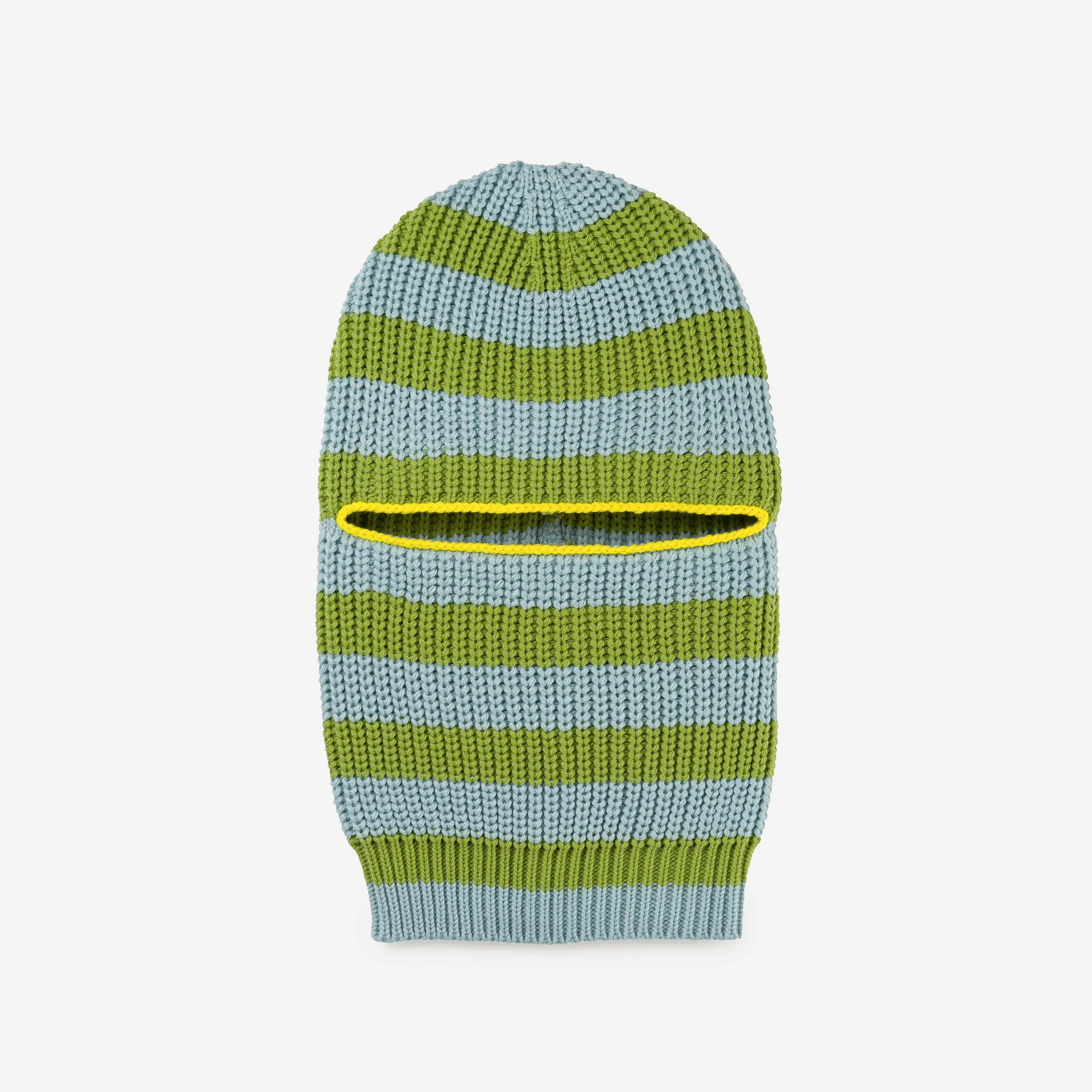 Striped Knit Balaclava