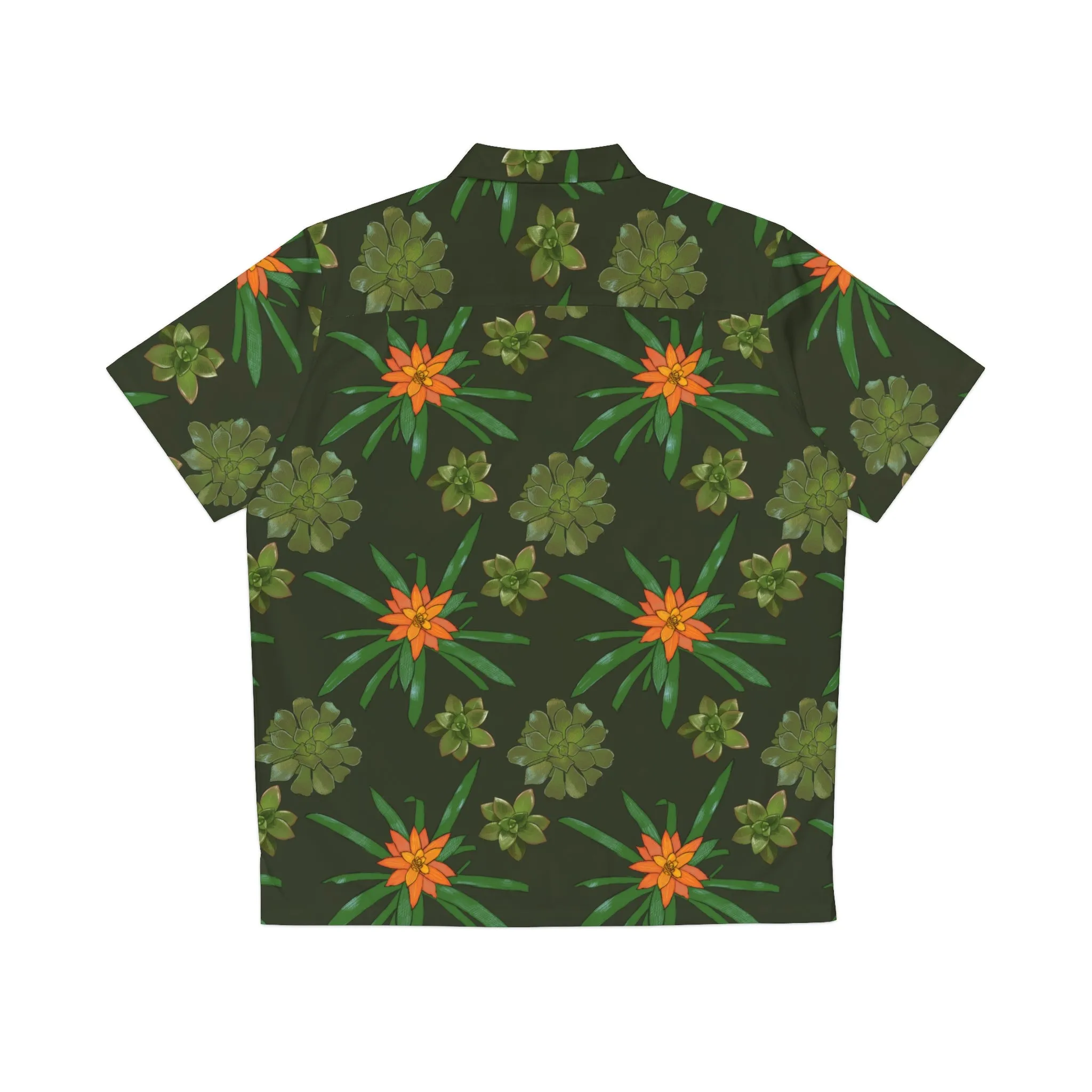 Succulent Houseplant Men's Hawaiian Shirt