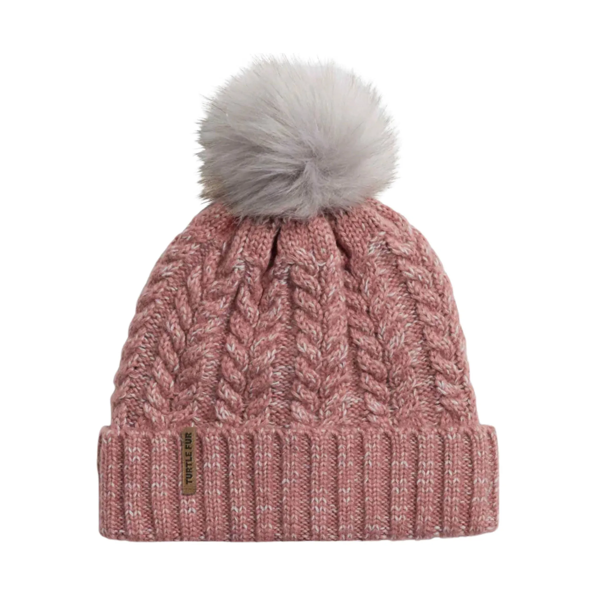 Turtle Fur Lexi Pom Beanie - Blush