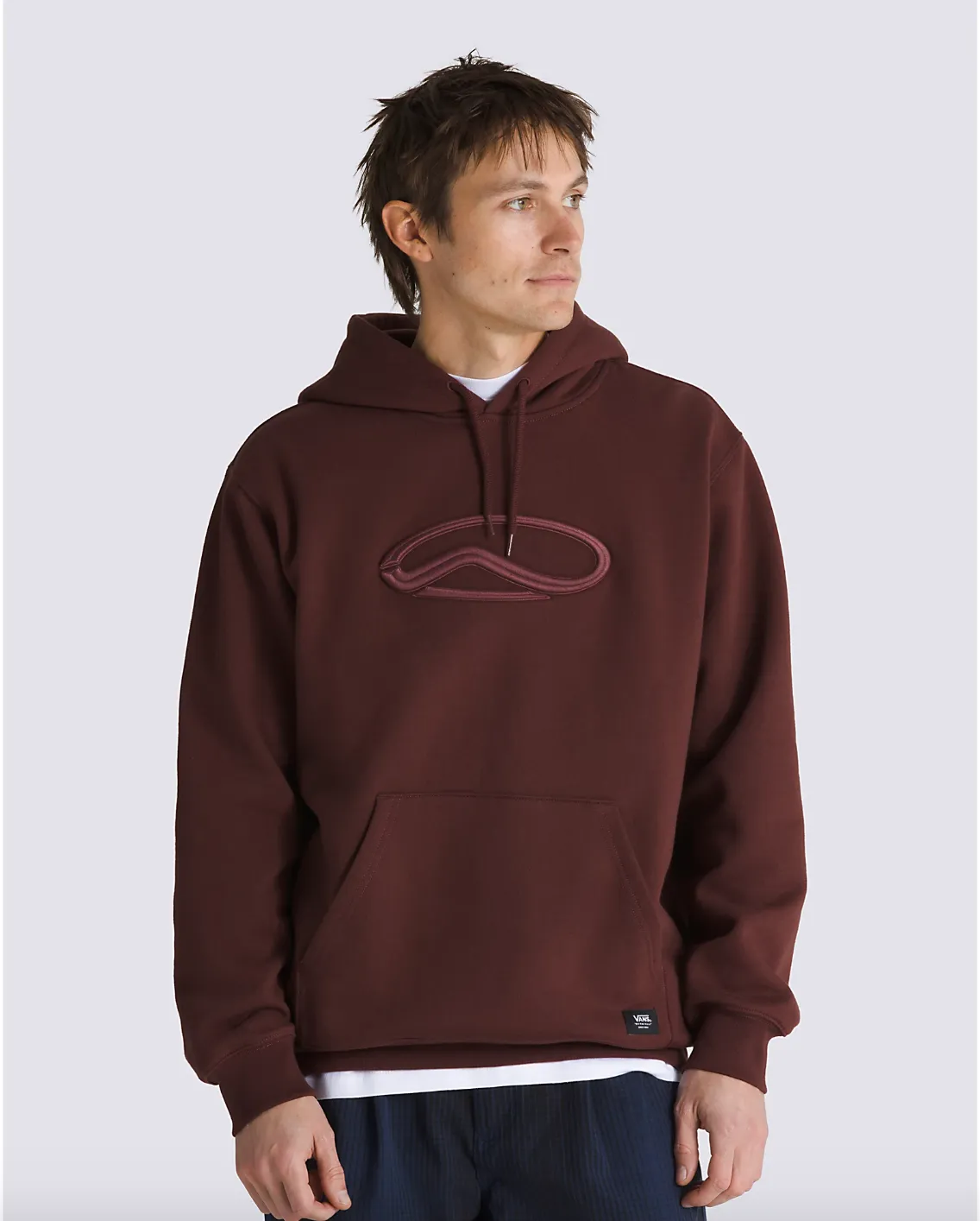 Vans Oval Loose Fleece Pullover - Bitter Chocolate