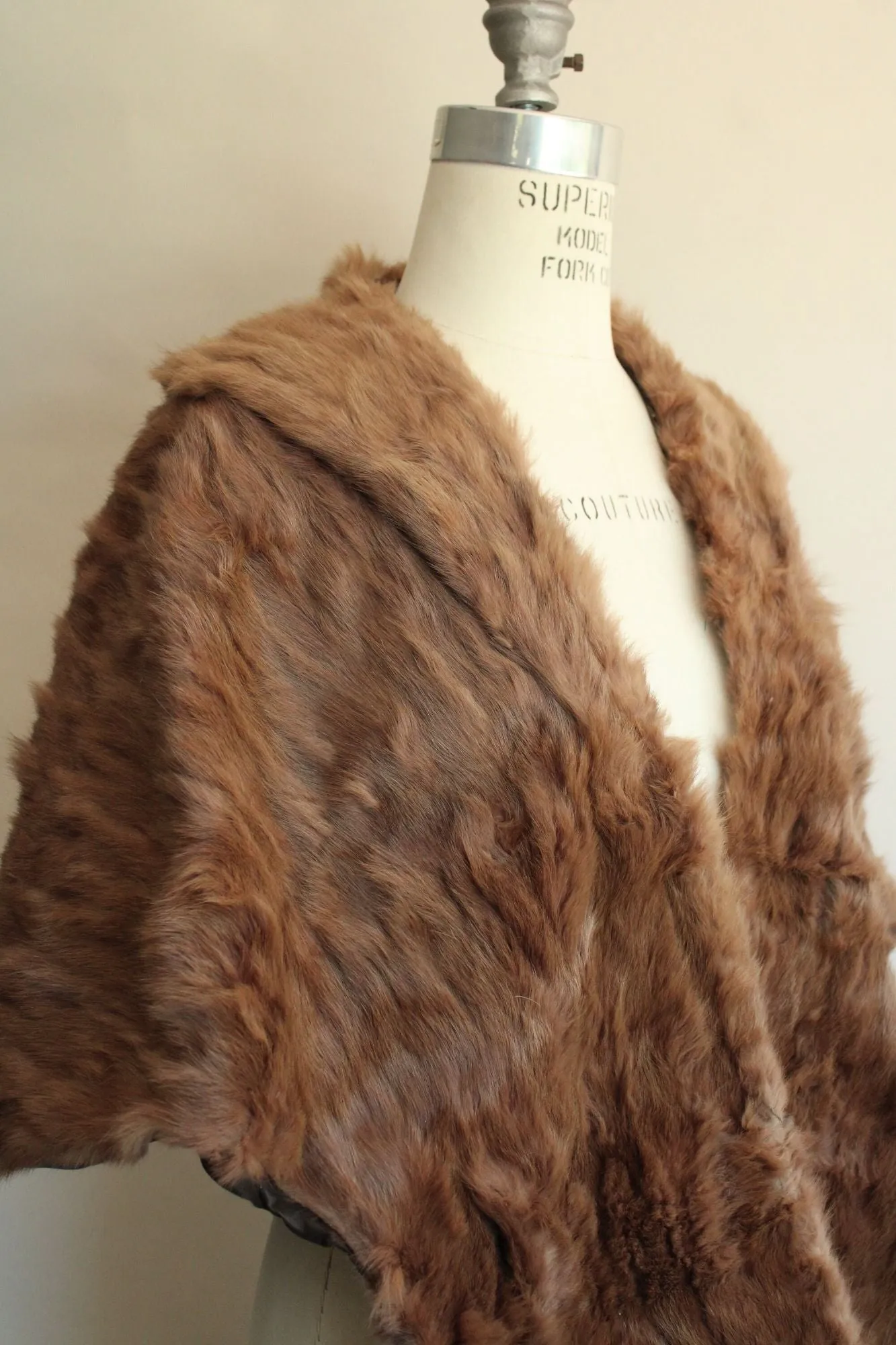 Vintage 1950s Fur Wrap