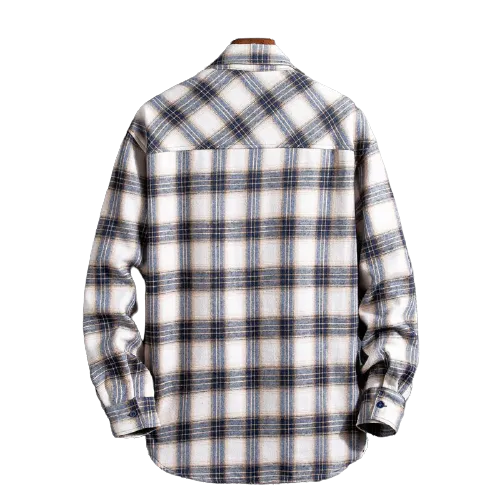 West Louis™ Velvet Thickening Fashion Plaid Shirt