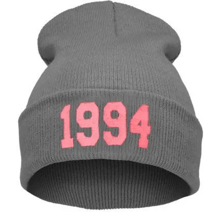 Winter Hats for Women Men 1994 Justin Bieber Style Hip Pop Skullies Beanies Gorro Men Sombreros Hombre Caps B-boy Black Beanie