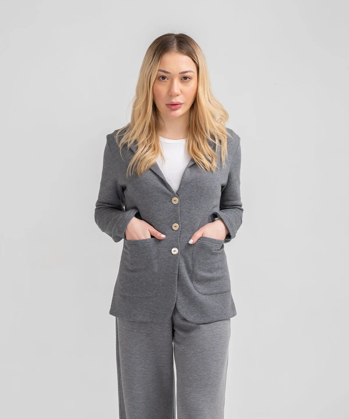 Women's Knitted Blazer