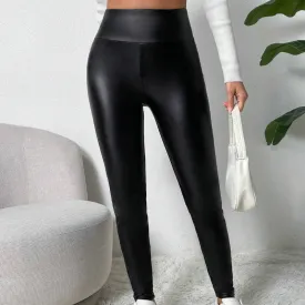 Women's Solid Thermal Lined Winter Pants